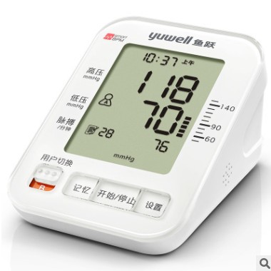 鱼跃电子血压计YE680A老人家用上臂式（非语音款-标准袖带）图3