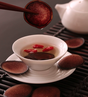 鹿茸 滋补 正品梅花鹿鹿茸片礼盒装红粉片血片鹿角片图3